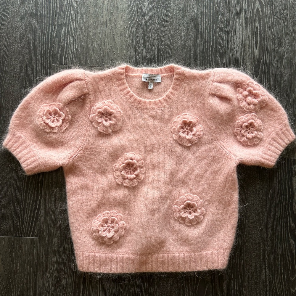 Other Stories pink sweater top